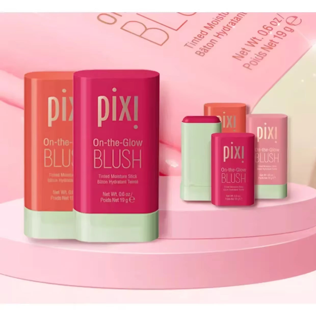 Pixi Make up Brush Blush Stick Cheek Face Rouge Blusher Cream Lasting High Color Waterproof Make up Brushes
